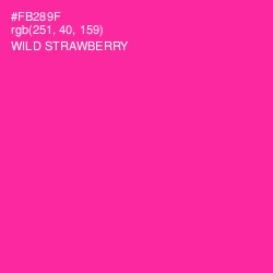#FB289F - Wild Strawberry Color Image