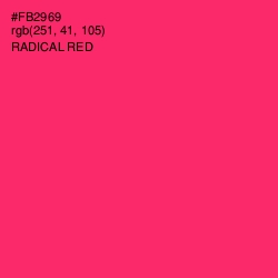 #FB2969 - Radical Red Color Image