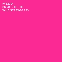 #FB2994 - Wild Strawberry Color Image