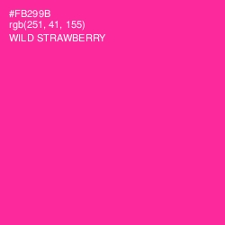 #FB299B - Wild Strawberry Color Image