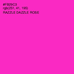 #FB29C3 - Razzle Dazzle Rose Color Image