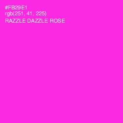 #FB29E1 - Razzle Dazzle Rose Color Image