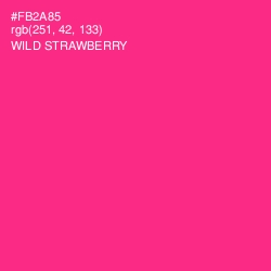 #FB2A85 - Wild Strawberry Color Image