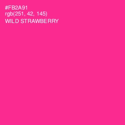 #FB2A91 - Wild Strawberry Color Image