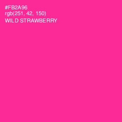 #FB2A96 - Wild Strawberry Color Image