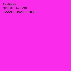 #FB2BEB - Razzle Dazzle Rose Color Image