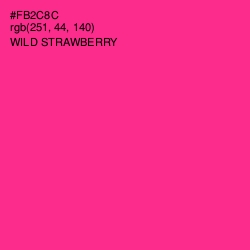 #FB2C8C - Wild Strawberry Color Image