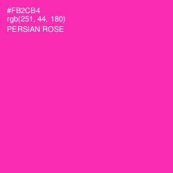 #FB2CB4 - Persian Rose Color Image