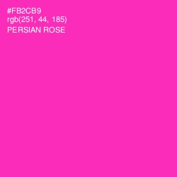 #FB2CB9 - Persian Rose Color Image