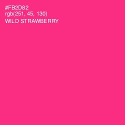 #FB2D82 - Wild Strawberry Color Image