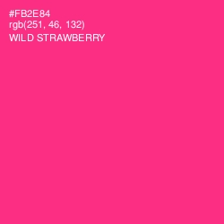 #FB2E84 - Wild Strawberry Color Image