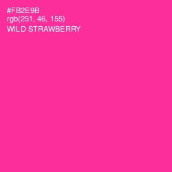 #FB2E9B - Wild Strawberry Color Image