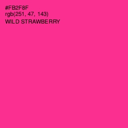 #FB2F8F - Wild Strawberry Color Image