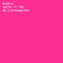 #FB2F91 - Wild Strawberry Color Image