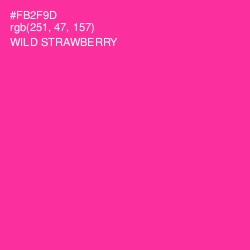 #FB2F9D - Wild Strawberry Color Image