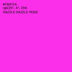 #FB2FEA - Razzle Dazzle Rose Color Image