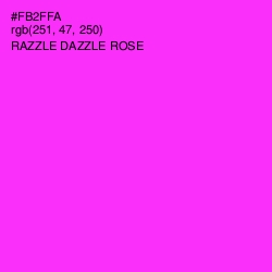 #FB2FFA - Razzle Dazzle Rose Color Image