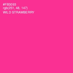 #FB3093 - Wild Strawberry Color Image