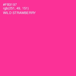#FB3197 - Wild Strawberry Color Image