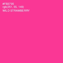 #FB3795 - Wild Strawberry Color Image