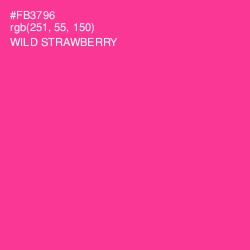 #FB3796 - Wild Strawberry Color Image
