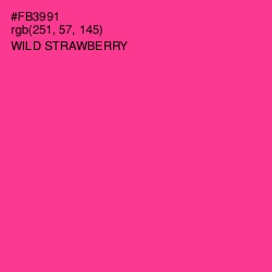 #FB3991 - Wild Strawberry Color Image