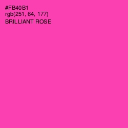 #FB40B1 - Brilliant Rose Color Image