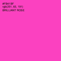 #FB41BF - Brilliant Rose Color Image