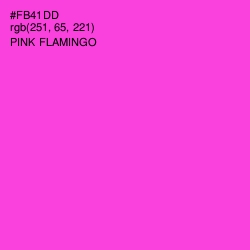 #FB41DD - Pink Flamingo Color Image