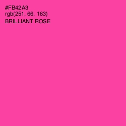 #FB42A3 - Brilliant Rose Color Image