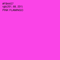 #FB44E7 - Pink Flamingo Color Image