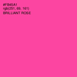 #FB45A1 - Brilliant Rose Color Image