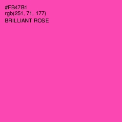 #FB47B1 - Brilliant Rose Color Image