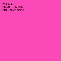 #FB49B7 - Brilliant Rose Color Image