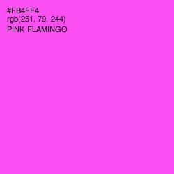 #FB4FF4 - Pink Flamingo Color Image