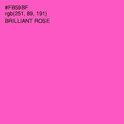 #FB59BF - Brilliant Rose Color Image