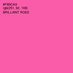 #FB5CA9 - Brilliant Rose Color Image