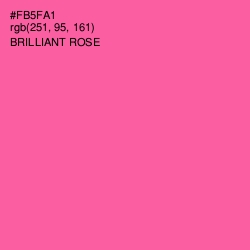 #FB5FA1 - Brilliant Rose Color Image