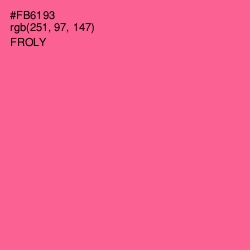#FB6193 - Froly Color Image