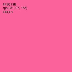 #FB619B - Froly Color Image