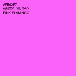 #FB62F7 - Pink Flamingo Color Image