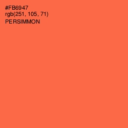 #FB6947 - Persimmon Color Image