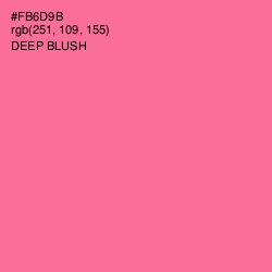 #FB6D9B - Deep Blush Color Image