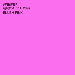 #FB6FEF - Blush Pink Color Image