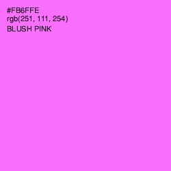 #FB6FFE - Blush Pink Color Image