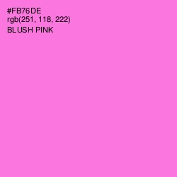 #FB76DE - Blush Pink Color Image