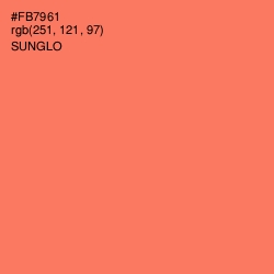 #FB7961 - Sunglo Color Image