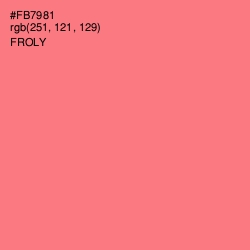 #FB7981 - Froly Color Image