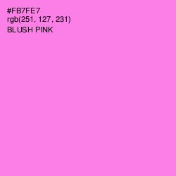 #FB7FE7 - Blush Pink Color Image