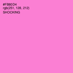 #FB80D4 - Shocking Color Image